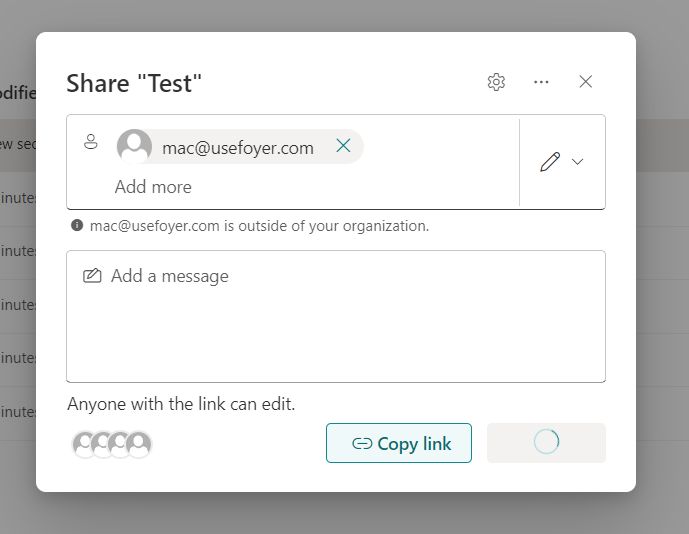 Sharing files with external users in SharePoint