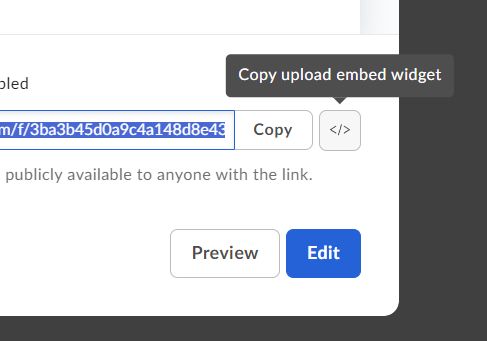 Copy the embed widget to your clipboard