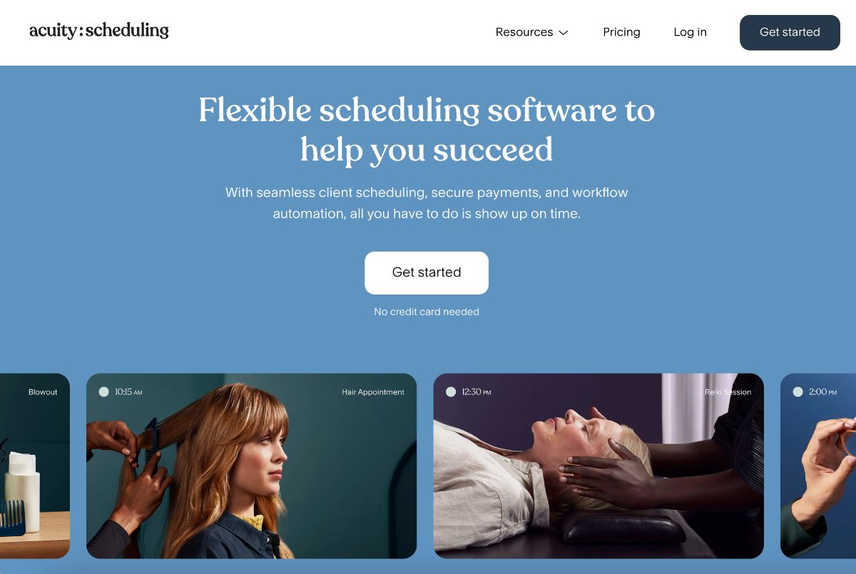 Acquity Scheduling a honeybooks alternative