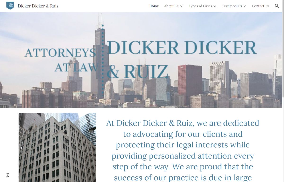 Dicker Dicker and Ruiz Law Firm Google Site