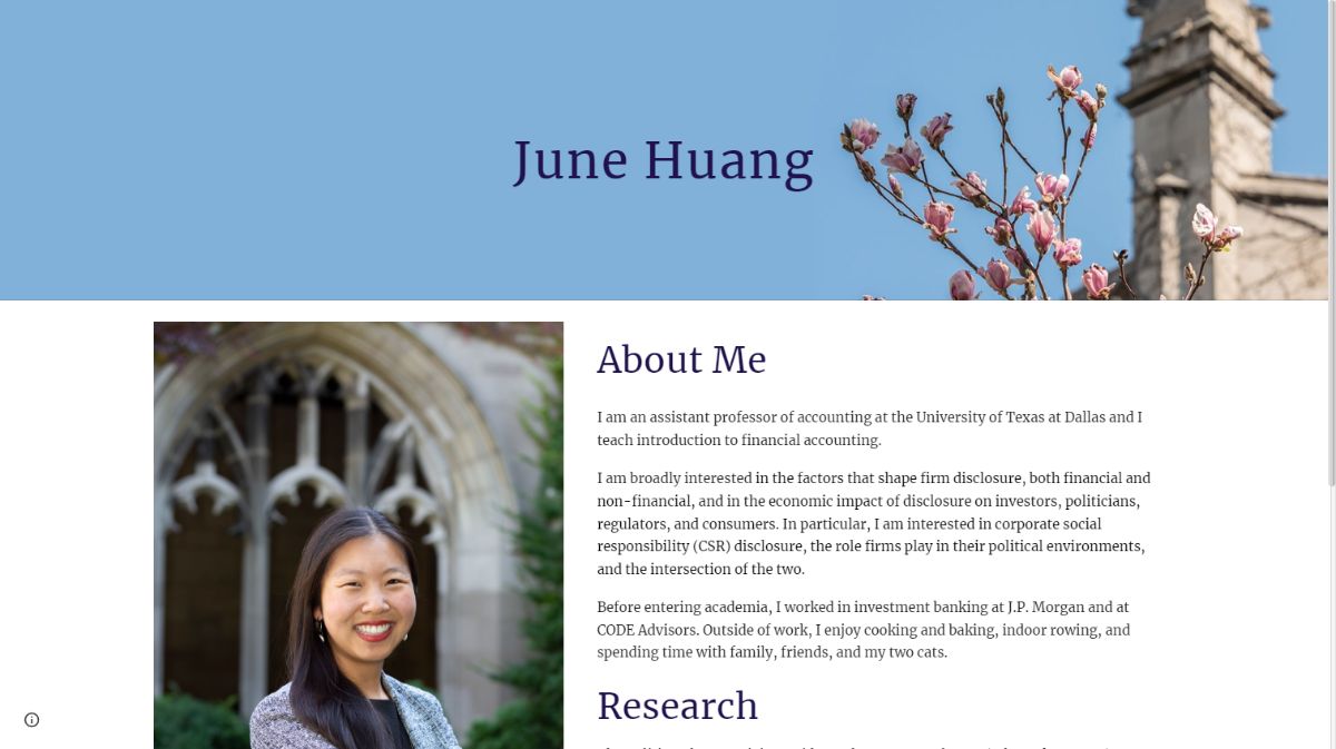 June Huang's Google Site