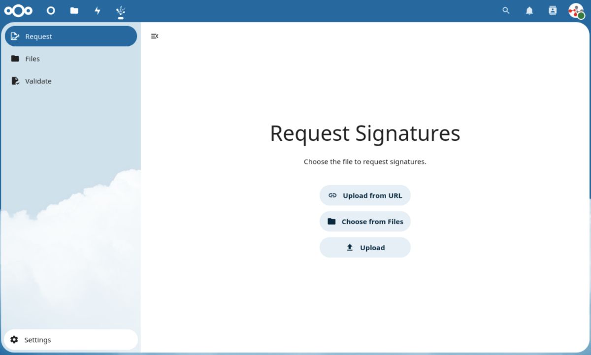 Using LibreSign in NextCloud