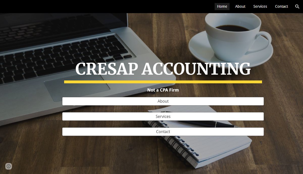 Cresap Accounting Google Site