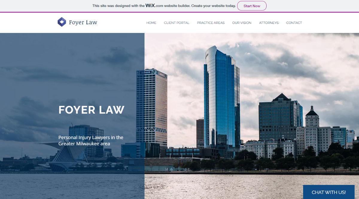 A Law Firm Website created with Wix