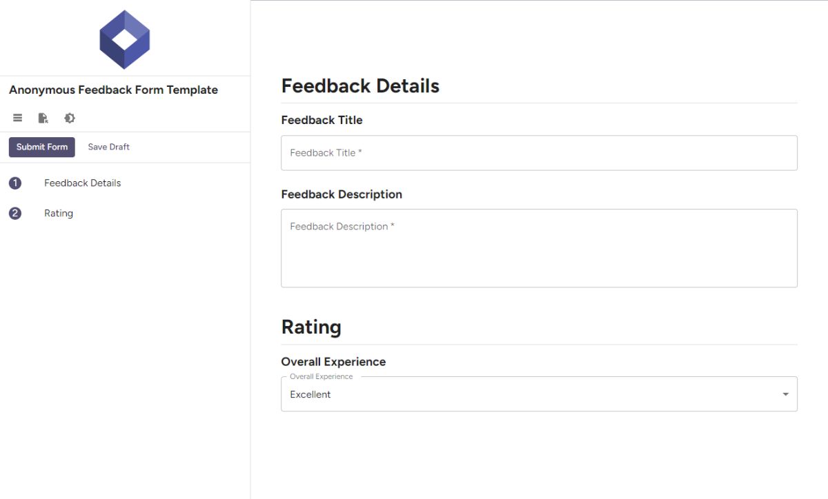 Example Feedback Form