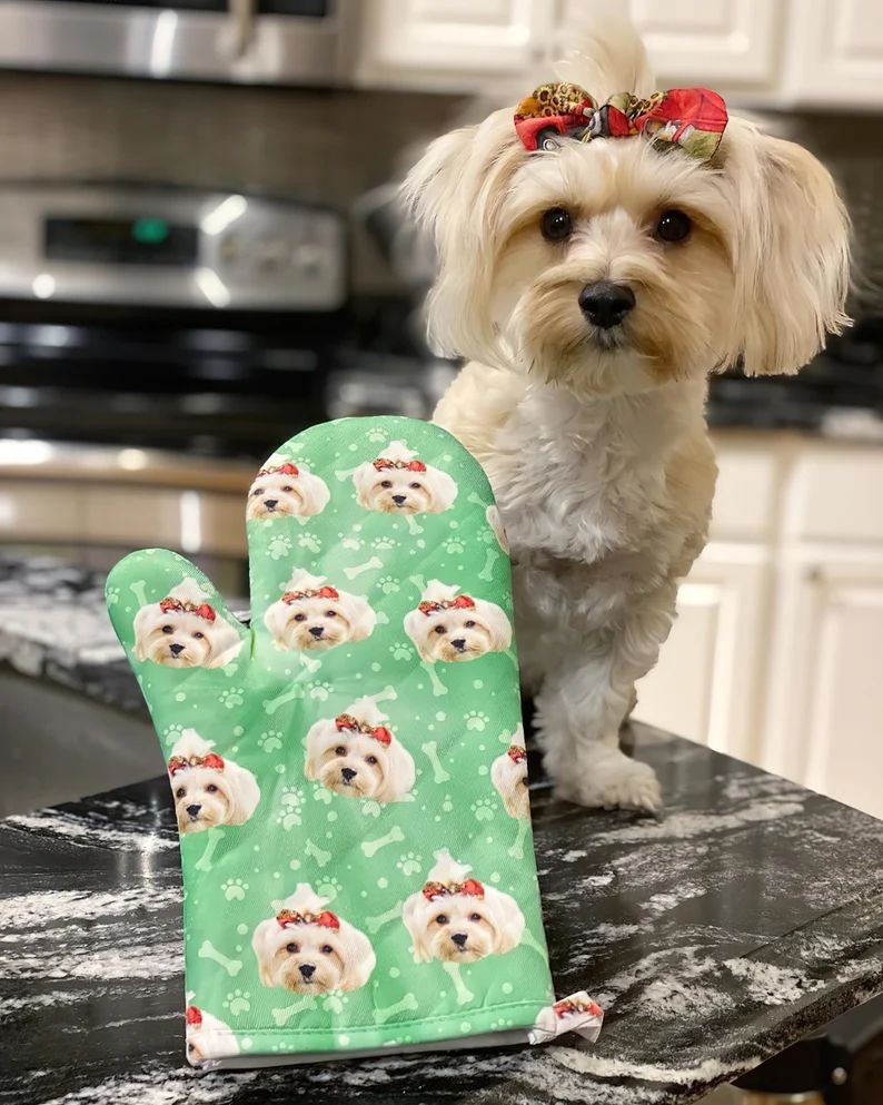 Custom Dog Oven Mitt