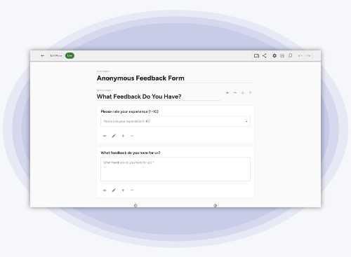 How to Create a Customer Feedback Form [In 3 Steps]