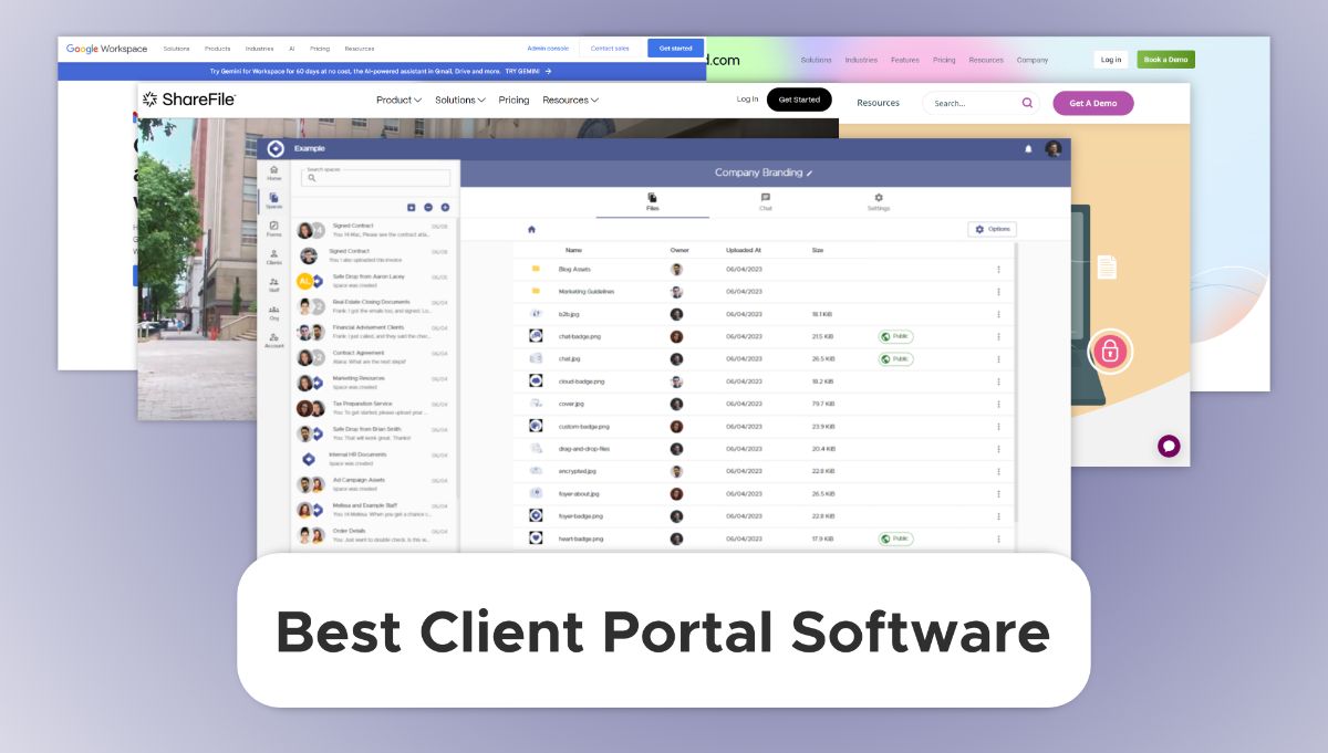 Top 5 Best Client Portal Software for 2024 [Ranked]